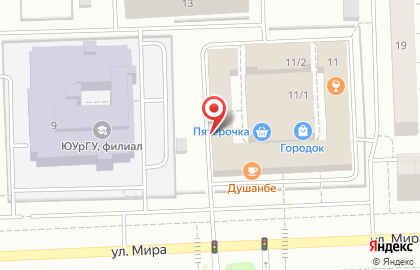 Чайхана Душанбе в Ханты-Мансийске на карте