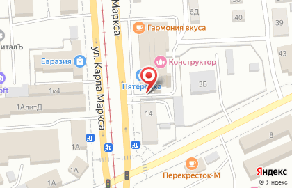 Торгово-сервисная фирма АвтоКонтроль на улице Карла Маркса на карте