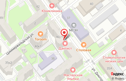 Пространство праздника Временариум на карте