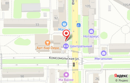 Пиццерия Донна на улице Ленина на карте