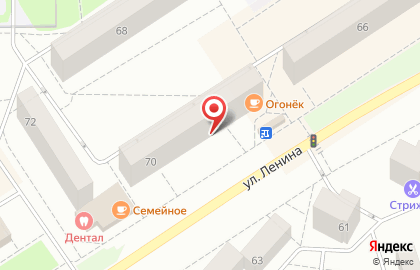 Магазин 33 пингвина на улице Ленина в Лесном на карте