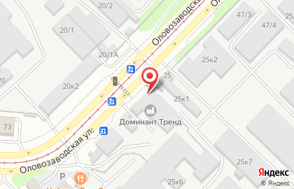 Сауна Оазис на Оловозаводской улице на карте