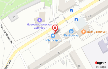 Магазин строительно-отделочных материалов Строитель на улице Ивана Черных на карте