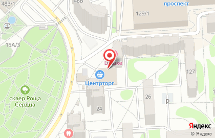 Клуб единоборств Александр в Коминтерновском районе на карте