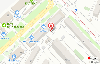 Лира на улице Урицкого на карте