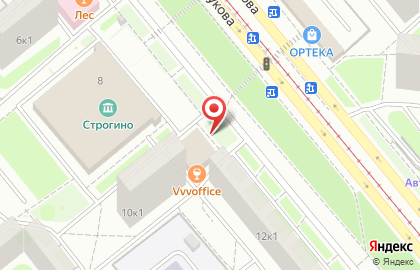 Ателье на улице Маршала Катукова на карте