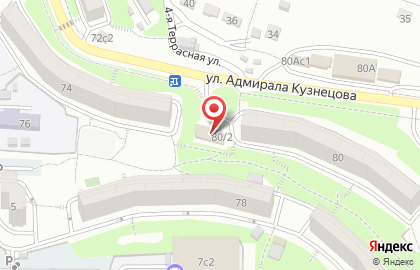 Продуктовый магазин во Владивостоке на карте