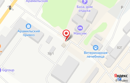 Киоск по продаже хлебобулочных изделий на Пролетарской улице на карте