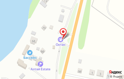 Октан на Трактовой улице на карте