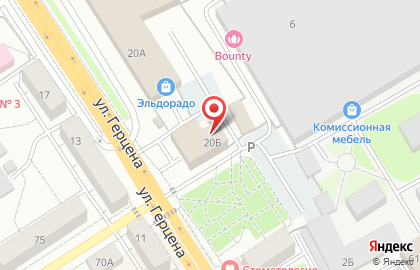 Магазин автотоваров в Железнодорожном районе на карте