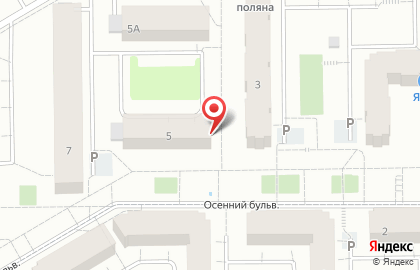 Служба грузоперевозок на Осеннем бульваре на карте