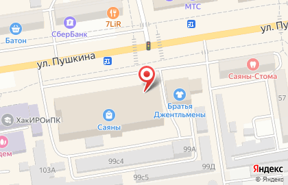 Ювелирный салон Линии любви на улице Пушкина на карте