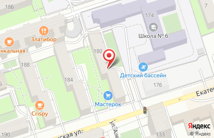 Магазин тканей Евроткани на карте