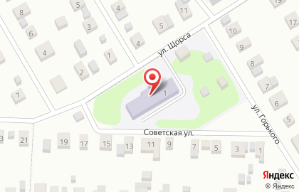 Детский сад Родничок №4 на улице Щорса на карте