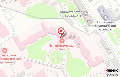 Центр реабилитации наркозависимых "Решение" на Московской улице на карте