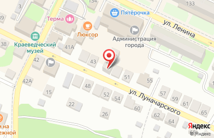 Торгово-производственная компания ЗМК Цитадель на улице Луначарского на карте