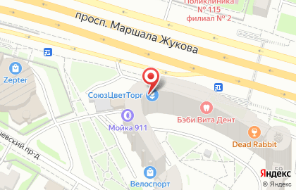 Торговая компания официальный дилер Nolte на проспекте Маршала Жукова на карте