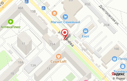 Киоск и магазин печатной продукции Пресса в Центральном районе на карте