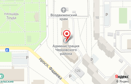 КСК в Черновском районе на карте