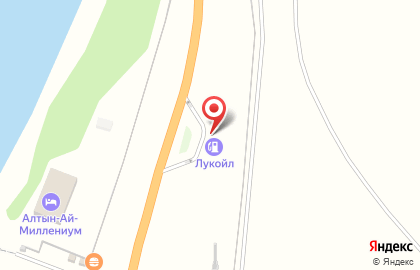 Лукойл в Барнауле на карте