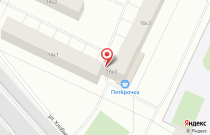 Продовольственный магазин Эллада на улице Алексея Хлобыстова на карте