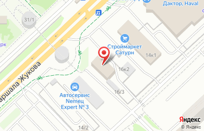 АВТОСТАРТ на улице Маршала Жукова на карте