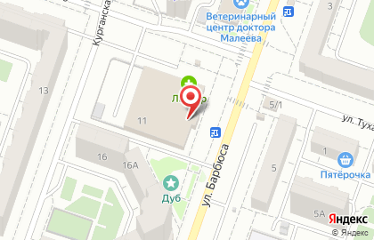 Супермаркет Пятёрочка на улице Тухачевского на карте