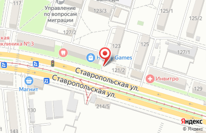 Туристическая компания Anex Shop на Ставропольской улице на карте