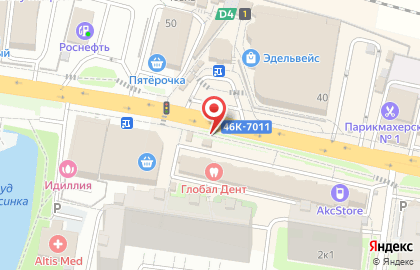 Киоск колбасных изделий на карте