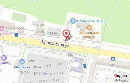 Автостоянка в Ставрополе на карте