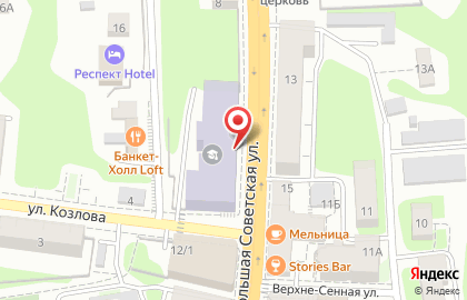 Смоленская государственная сельскохозяйственная академия на Большой Советской улице на карте