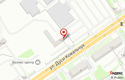 Автосервис FIT SERVICE на улице Дуси Ковальчук в Новосибирске на карте
