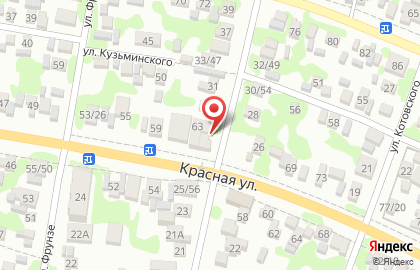 Магазин Строймастер на Красной улице на карте