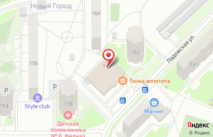 Фирменный магазин Империя пива на Ладожской улице на карте
