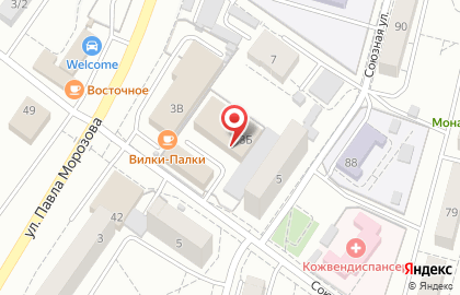 Производственно-торговая компания АИР на Союзной улице на карте