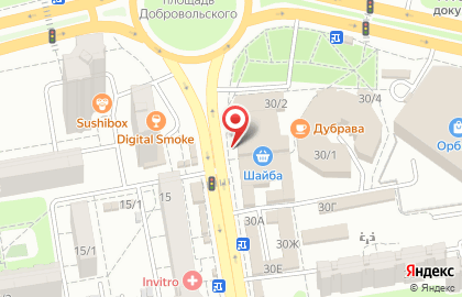 Продуктовый магазин Ковчег на улице Добровольского на карте