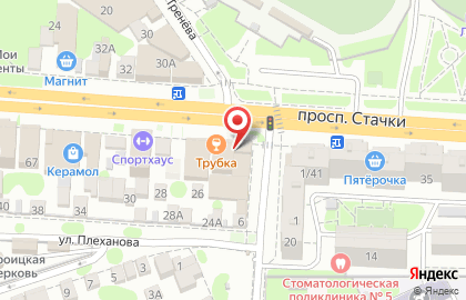 Страховое общество Ресо-гарантия в Ростове-на-Дону на карте