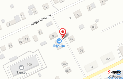 Бэушка в Екатеринбурге на карте