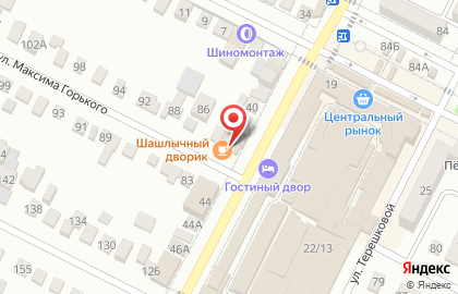 Магазин тканей в Ставрополе на карте