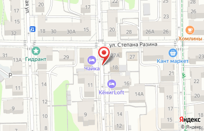 Ресторан в Калининграде на карте