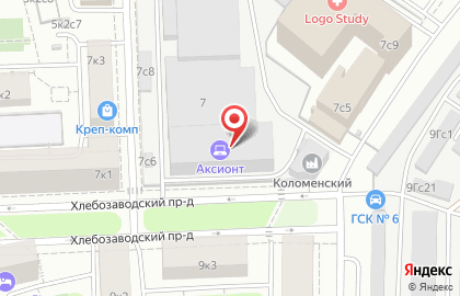 Центр Аллена Карра в Хлебозаводском проезде на карте