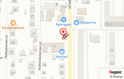 Магазин Мясная лавка на Октябрьской улице на карте