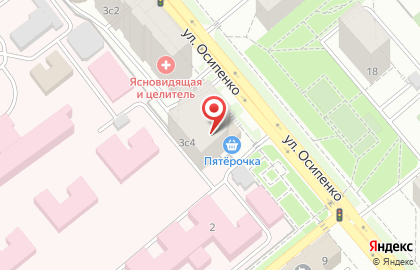 Школа парикмахеров Точка стиля на улице Осипенко на карте
