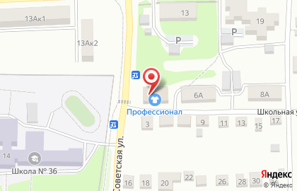 Продовольственный магазин Родник на Советской улице на карте