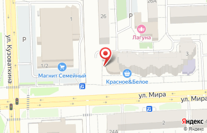 Пекарня Избушка в Ханты-Мансийске на карте