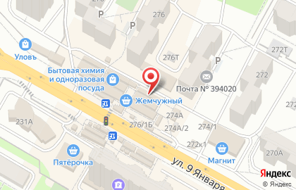 Киоск хлебобулочных изделий в Коминтерновском районе на карте