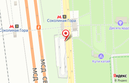 Автомойка Московский паркинг на Соколиной Горе на карте