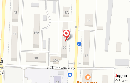 Продуктовый магазин Восточный на улице В.Терешковой на карте