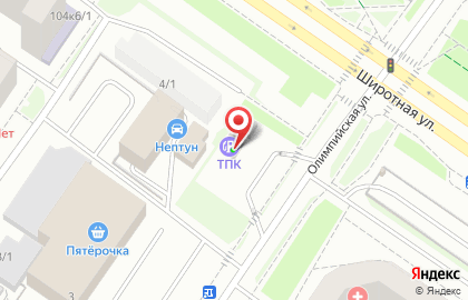 Технический центр Газпромнефть на Широтной улице на карте