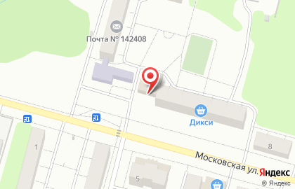 Ветеринарная аптека Дикси на Московской улице на карте